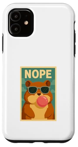 Hamster Nope Kaugummi Bubble Print Pop Art Hülle für iPhone 11 Hamster Nope Kaugummi Bubble Print Pop Art Hülle für iPhone 11 von Best Animal Tees and More