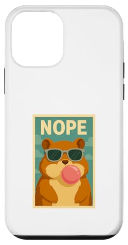 Hamster Nope Kaugummi Bubble Print Pop Art Hülle für iPhone 12 mini von Best Animal Tees and More
