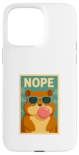 Hamster Nope Kaugummi Bubble Print Pop Art Hülle für iPhone 15 Pro Max Hamster Nope Kaugummi Bubble Print Pop Art Hülle für iPhone 15 Pro Max von Best Animal Tees and More