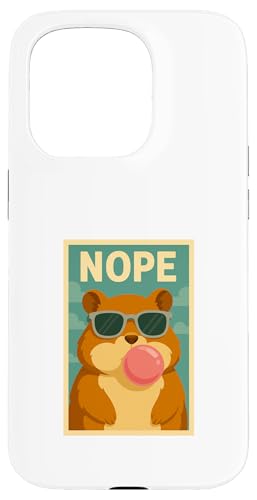 Hamster Nope Kaugummi Bubble Print Pop Art Hülle für iPhone 15 Pro Hamster Nope Kaugummi Bubble Print Pop Art Hülle für iPhone 15 Pro von Best Animal Tees and More