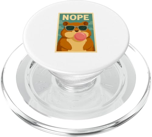 Hamster Nope Kaugummi Bubble Print Pop Art PopSockets PopGrip für MagSafe Hamster Nope Kaugummi Bubble Print Pop Art PopSockets PopGrip für MagSafe von Best Animal Tees and More