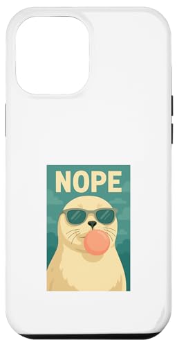 Harp Seal Nope Kaugummi, Pop-Art, Blasenmuster Hülle für iPhone 12 Pro Max Harp Seal Nope Kaugummi, Pop-Art, Blasenmuster Hülle für iPhone 12 Pro Max von Best Animal Tees and More