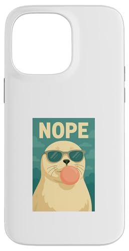 Harp Seal Nope Kaugummi, Pop-Art, Blasenmuster Hülle für iPhone 14 Pro Max Harp Seal Nope Kaugummi, Pop-Art, Blasenmuster Hülle für iPhone 14 Pro Max von Best Animal Tees and More