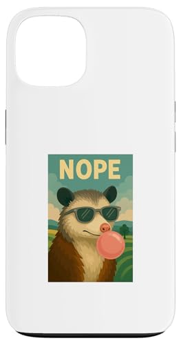 Opossum Nope Kaugummi Bubble Print Pop Art Opossum Hülle für iPhone 13 Opossum Nope Kaugummi Bubble Print Pop Art Opossum Hülle für iPhone 13 von Best Animal Tees and More
