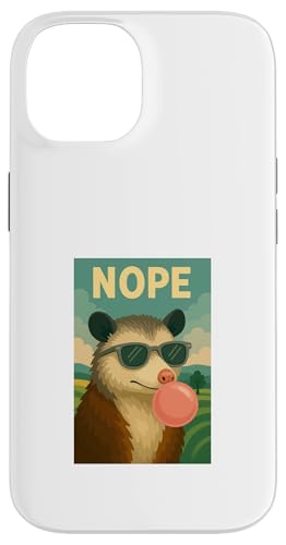 Opossum Nope Kaugummi Bubble Print Pop Art Opossum Hülle für iPhone 14 Opossum Nope Kaugummi Bubble Print Pop Art Opossum Hülle für iPhone 14 von Best Animal Tees and More