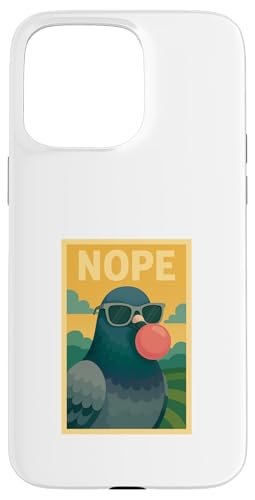 Pigeon Nope Kaugummi Bubble Print Pop Art Hülle für iPhone 15 Pro Max Pigeon Nope Kaugummi Bubble Print Pop Art Hülle für iPhone 15 Pro Max von Best Animal Tees and More