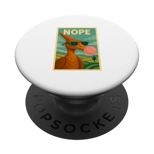 Pterodactylus Nope Chewing Gum Bubble Print Flugsaurier PopSockets Klebender PopGrip Pterodactylus Nope Chewing Gum Bubble Print Flugsaurier PopSockets Klebender PopGrip von Best Animal Tees and More