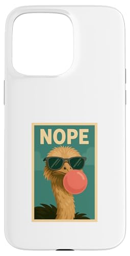 Strauß Nope Kaugummi Bubble Print Pop Art Hülle für iPhone 15 Pro Max Strauß Nope Kaugummi Bubble Print Pop Art Hülle für iPhone 15 Pro Max von Best Animal Tees and More