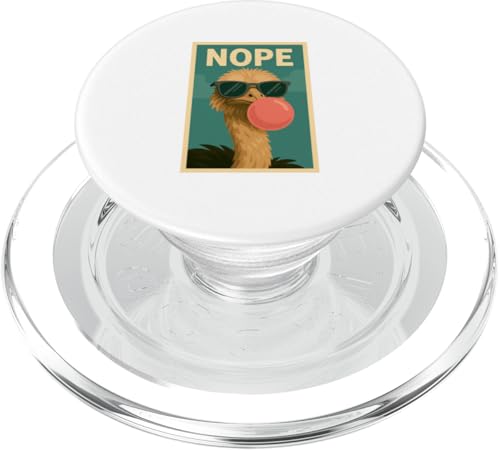 Strauß Nope Kaugummi Bubble Print Pop Art PopSockets PopGrip für MagSafe Strauß Nope Kaugummi Bubble Print Pop Art PopSockets PopGrip für MagSafe von Best Animal Tees and More