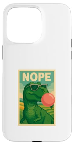 Tyrannosaurus rex Nope Kaugummi Dinosaurier Pop Art Hülle für iPhone 15 Pro Max Tyrannosaurus rex Nope Kaugummi Dinosaurier Pop Art Hülle für iPhone 15 Pro Max von Best Animal Tees and More