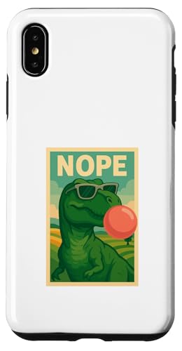 Tyrannosaurus rex Nope Kaugummi Dinosaurier Pop Art Hülle für iPhone XS Max von Best Animal Tees and More