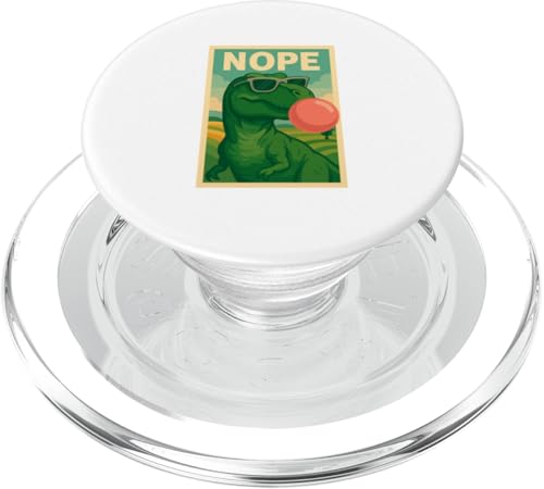 Tyrannosaurus rex Nope Kaugummi Dinosaurier Pop Art PopSockets PopGrip für MagSafe von Best Animal Tees and More