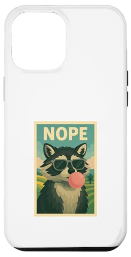 Waschbär Nope Kaugummi Bubble Print Pop Art Hülle für iPhone 12 Pro Max Waschbär Nope Kaugummi Bubble Print Pop Art Hülle für iPhone 12 Pro Max von Best Animal Tees and More