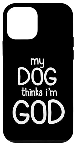 Lustiges Hunde-Design mit Aufschrift "My Dog Thinks I'm God" Hülle für iPhone 12 mini Lustiges Hunde-Design mit Aufschrift "My Dog Thinks I'm God" Hülle für iPhone 12 mini von Best Dog Design Apparel Company