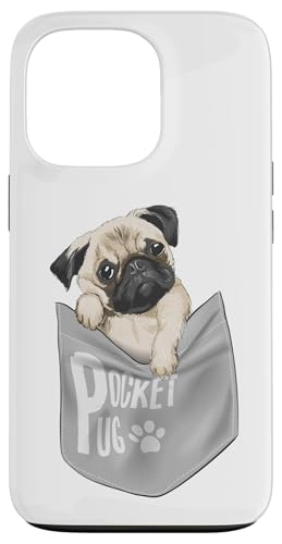 Mops Hunderasse Mops Welpe in Tasche Hülle für iPhone 13 Pro Mops Hunderasse Mops Welpe in Tasche Hülle für iPhone 13 Pro von Best Dog Design Apparel Company