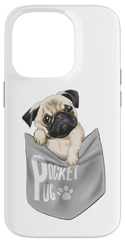 Mops Hunderasse Mops Welpe in Tasche Hülle für iPhone 14 Pro Mops Hunderasse Mops Welpe in Tasche Hülle für iPhone 14 Pro von Best Dog Design Apparel Company