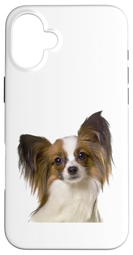 Papillon-Hunderasse, süßes Papillon-Hunde-Design Hülle für iPhone 16 Plus Papillon-Hunderasse, süßes Papillon-Hunde-Design Hülle für iPhone 16 Plus von Best Dog Design Apparel Company