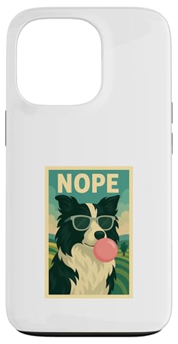 Border Collie Nope Kaugummi, Pop-Art mit Blasenmuster Hülle für iPhone 13 Pro Border Collie Nope Kaugummi, Pop-Art mit Blasenmuster Hülle für iPhone 13 Pro von Best Dog Tees and More