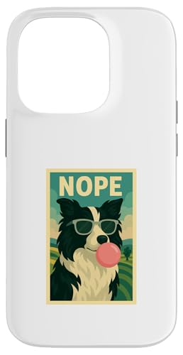 Border Collie Nope Kaugummi, Pop-Art mit Blasenmuster Hülle für iPhone 14 Pro Border Collie Nope Kaugummi, Pop-Art mit Blasenmuster Hülle für iPhone 14 Pro von Best Dog Tees and More