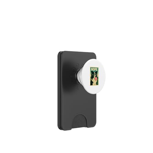 Border Collie Nope Kaugummi, Pop-Art mit Blasenmuster PopSockets PopWallet für MagSafe von Best Dog Tees and More