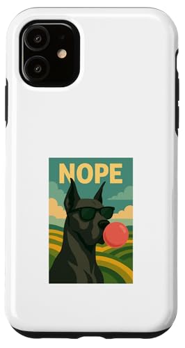 Deutsche Dogge Nope Chewing Gum Bubble Print Pop Art Hülle für iPhone 11 Deutsche Dogge Nope Chewing Gum Bubble Print Pop Art Hülle für iPhone 11 von Best Dog Tees and More