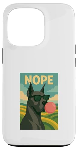 Deutsche Dogge Nope Chewing Gum Bubble Print Pop Art Hülle für iPhone 13 Pro Deutsche Dogge Nope Chewing Gum Bubble Print Pop Art Hülle für iPhone 13 Pro von Best Dog Tees and More