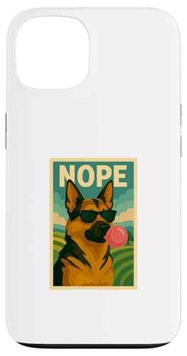 Deutscher Schäferhund Nope Kaugummi Bubble Print Pop Art Hülle für iPhone 13 Deutscher Schäferhund Nope Kaugummi Bubble Print Pop Art Hülle für iPhone 13 von Best Dog Tees and More