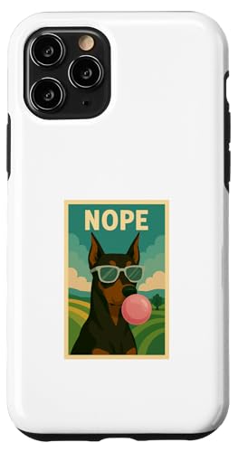 Dobermann Nope Chewing Gum Bubble Print Pop Art Dobermann Hülle für iPhone 11 Pro Dobermann Nope Chewing Gum Bubble Print Pop Art Dobermann Hülle für iPhone 11 Pro von Best Dog Tees and More