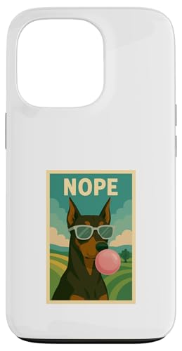 Dobermann Nope Chewing Gum Bubble Print Pop Art Dobermann Hülle für iPhone 13 Pro Dobermann Nope Chewing Gum Bubble Print Pop Art Dobermann Hülle für iPhone 13 Pro von Best Dog Tees and More