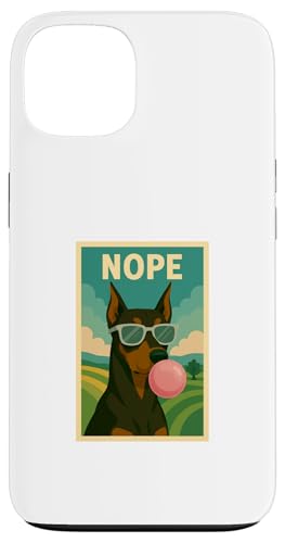 Dobermann Nope Chewing Gum Bubble Print Pop Art Dobermann Hülle für iPhone 13 Dobermann Nope Chewing Gum Bubble Print Pop Art Dobermann Hülle für iPhone 13 von Best Dog Tees and More