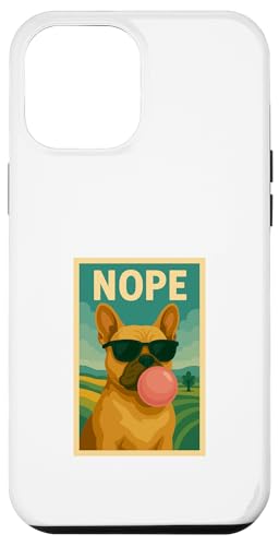 Französische Bulldogge Nope Kaugummi Bubble Art Frenchie Hülle für iPhone 12 Pro Max Französische Bulldogge Nope Kaugummi Bubble Art Frenchie Hülle für iPhone 12 Pro Max von Best Dog Tees and More
