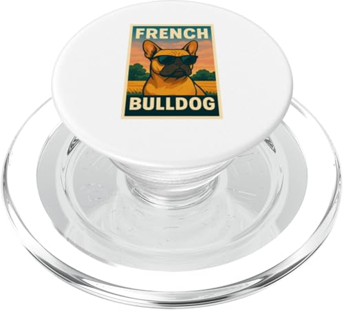 Frenchie Kunstdruck Französische Bulldogge PopSockets PopGrip für MagSafe von Best Dog Tees and More