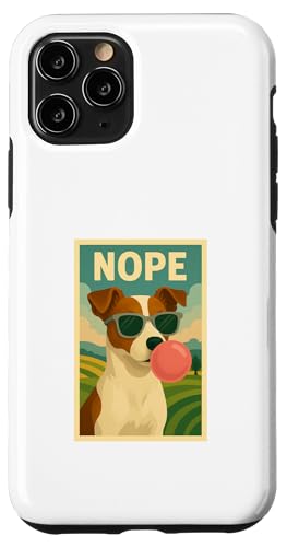 Jack Russell Terrier Nope Kaugummi, Pop-Art, Blasenmuster Hülle für iPhone 11 Pro Jack Russell Terrier Nope Kaugummi, Pop-Art, Blasenmuster Hülle für iPhone 11 Pro von Best Dog Tees and More