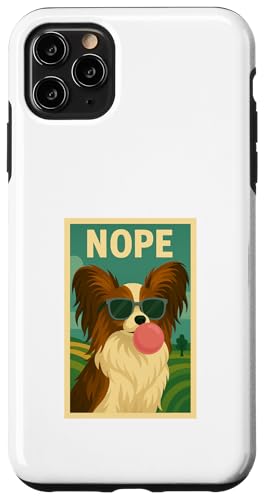 Papillon Nope Kaugummi Bubble Print Pop Art Hund Hülle für iPhone 11 Pro Max Papillon Nope Kaugummi Bubble Print Pop Art Hund Hülle für iPhone 11 Pro Max von Best Dog Tees and More