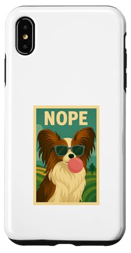 Papillon Nope Kaugummi Bubble Print Pop Art Hund Hülle für iPhone XS Max Papillon Nope Kaugummi Bubble Print Pop Art Hund Hülle für iPhone XS Max von Best Dog Tees and More
