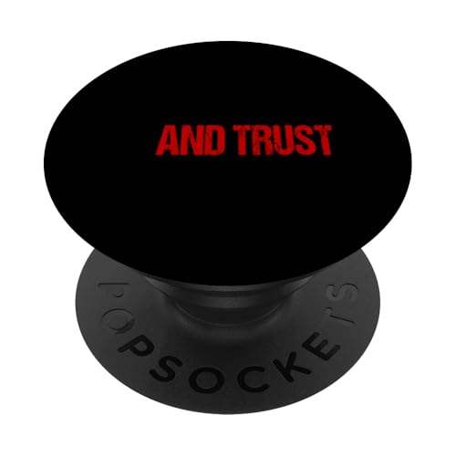 Bleib ruhig und vertraue der Bremse PopSockets Klebender PopGrip von Best Driving School Education Instructor Designs