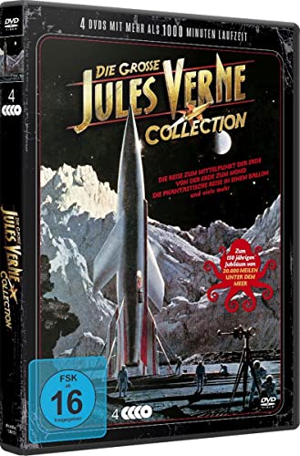 Die grosse Jules Verne Collection 20.000 Meilen unter dem Meer - 12 Filme auf 4 DVDs - Steelbox von Best Entertainment