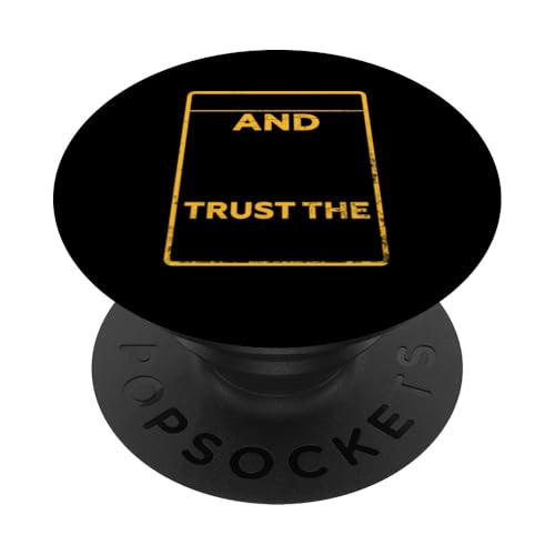 Bleib ruhig und vertraue der Bremse PopSockets Klebender PopGrip von Best Instructor Driving School Learning Students
