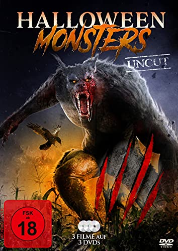 Halloween Monsters - (3 Filme) - [DVD] - Uncut - (Dartmoor Beast: Freiwild wider Willen, Scarecrow Rising: Auf ewig dein, Uncaged) von Best Movies