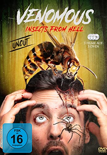 Venomous - Insects from Hell - (3 Filme) - [DVD] - Uncut - (Kiffer vs. Killer Mosquitos, Dead Ant – Monsters vs. Metal, Tsunambee – Angriff der Zombie-Bienen) von Best Movies
