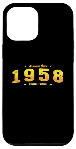 Awesome Since 1958 - Vintage 67th Birthday Classic Hülle für iPhone 12 Pro Max Awesome Since 1958 - Vintage 67th Birthday Classic Hülle für iPhone 12 Pro Max von Best Of Vintage Retro Groovy Theme for Birthday
