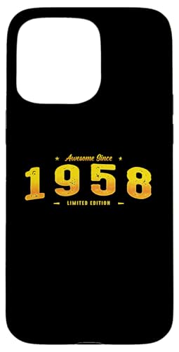 Awesome Since 1958 - Vintage 67th Birthday Classic Hülle für iPhone 15 Pro Max Awesome Since 1958 - Vintage 67th Birthday Classic Hülle für iPhone 15 Pro Max von Best Of Vintage Retro Groovy Theme for Birthday