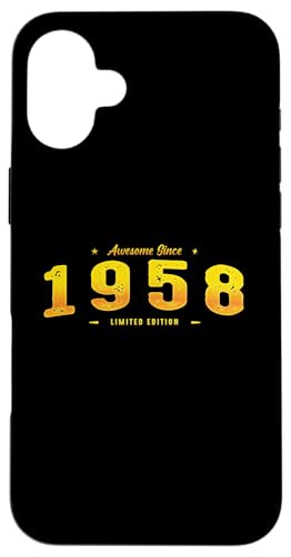 Awesome Since 1958 - Vintage 67th Birthday Classic Hülle für iPhone 16 Plus Awesome Since 1958 - Vintage 67th Birthday Classic Hülle für iPhone 16 Plus von Best Of Vintage Retro Groovy Theme for Birthday