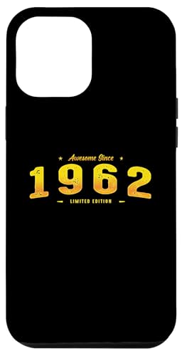 Awesome Since 1962 Year Of Birth - Vintage 63rd Birthday Hülle für iPhone 12 Pro Max Awesome Since 1962 Year Of Birth - Vintage 63rd Birthday Hülle für iPhone 12 Pro Max von Best Of Vintage Retro Groovy Theme for Birthday