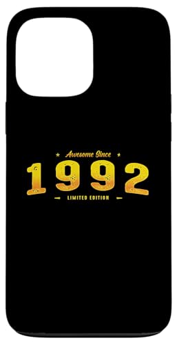 Awesome Since 1992 Year Of Birth - Vintage 33rd Birthday Hülle für iPhone 13 Pro Max Awesome Since 1992 Year Of Birth - Vintage 33rd Birthday Hülle für iPhone 13 Pro Max von Best Of Vintage Retro Groovy Theme for Birthday