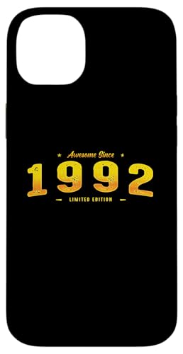Awesome Since 1992 Year Of Birth - Vintage 33rd Birthday Hülle für iPhone 14 Plus Awesome Since 1992 Year Of Birth - Vintage 33rd Birthday Hülle für iPhone 14 Plus von Best Of Vintage Retro Groovy Theme for Birthday