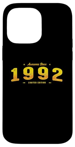 Awesome Since 1992 Year Of Birth - Vintage 33rd Birthday Hülle für iPhone 14 Pro Max Awesome Since 1992 Year Of Birth - Vintage 33rd Birthday Hülle für iPhone 14 Pro Max von Best Of Vintage Retro Groovy Theme for Birthday