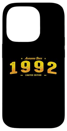 Awesome Since 1992 Year Of Birth - Vintage 33rd Birthday Hülle für iPhone 14 Pro Awesome Since 1992 Year Of Birth - Vintage 33rd Birthday Hülle für iPhone 14 Pro von Best Of Vintage Retro Groovy Theme for Birthday