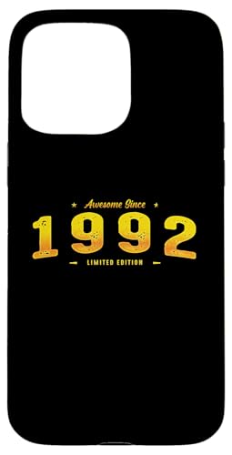 Awesome Since 1992 Year Of Birth - Vintage 33rd Birthday Hülle für iPhone 15 Pro Max Awesome Since 1992 Year Of Birth - Vintage 33rd Birthday Hülle für iPhone 15 Pro Max von Best Of Vintage Retro Groovy Theme for Birthday