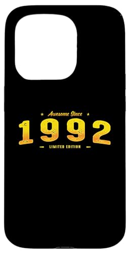 Awesome Since 1992 Year Of Birth - Vintage 33rd Birthday Hülle für iPhone 15 Pro Awesome Since 1992 Year Of Birth - Vintage 33rd Birthday Hülle für iPhone 15 Pro von Best Of Vintage Retro Groovy Theme for Birthday